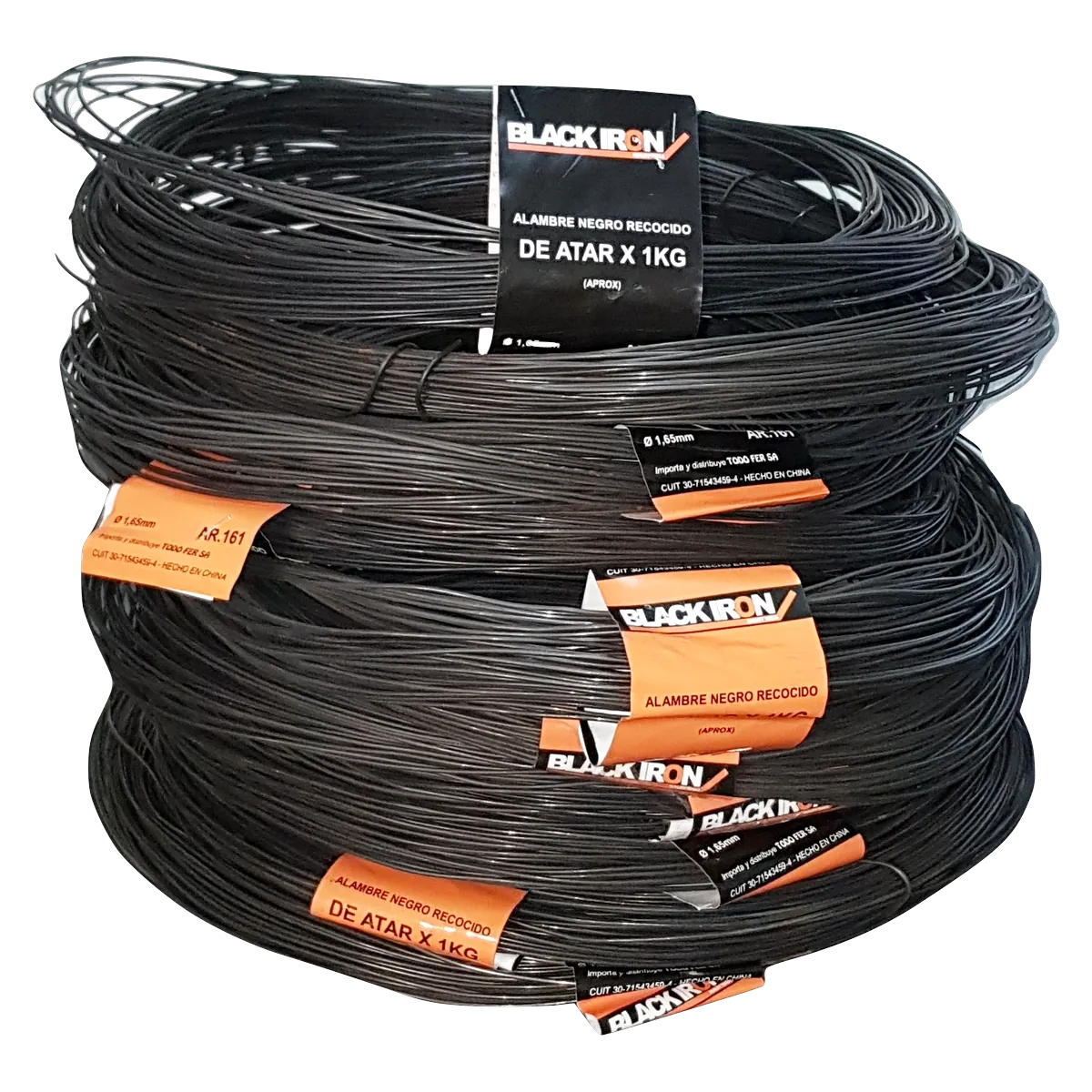 Alambres Negros Recocidos x 1Kg (Calibres Nº 14 y 16)